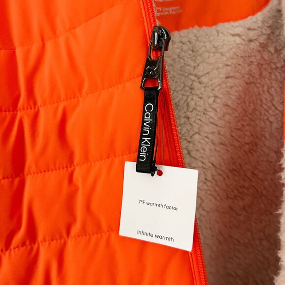 Calvin Klein Men's Hooded Quilted Coat with Sherpa Lining - Picture 2 of 11